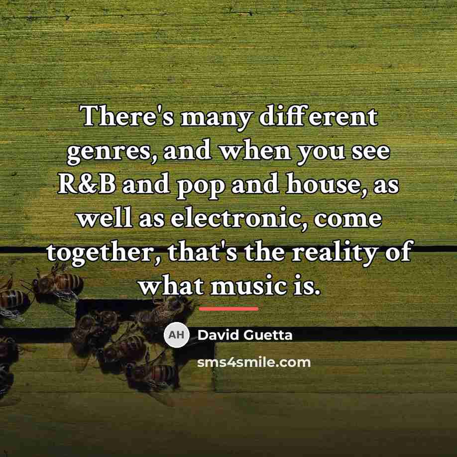 “There's many different genres, and when you see R&B and…” quote by David Guetta