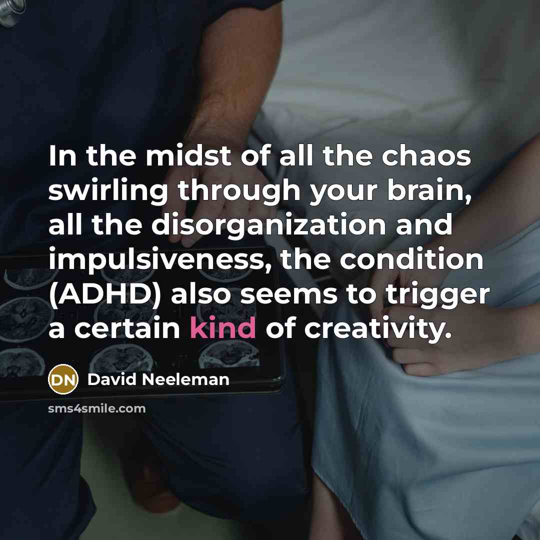 “In the midst of all the chaos swirling through your…” quote by David Neeleman