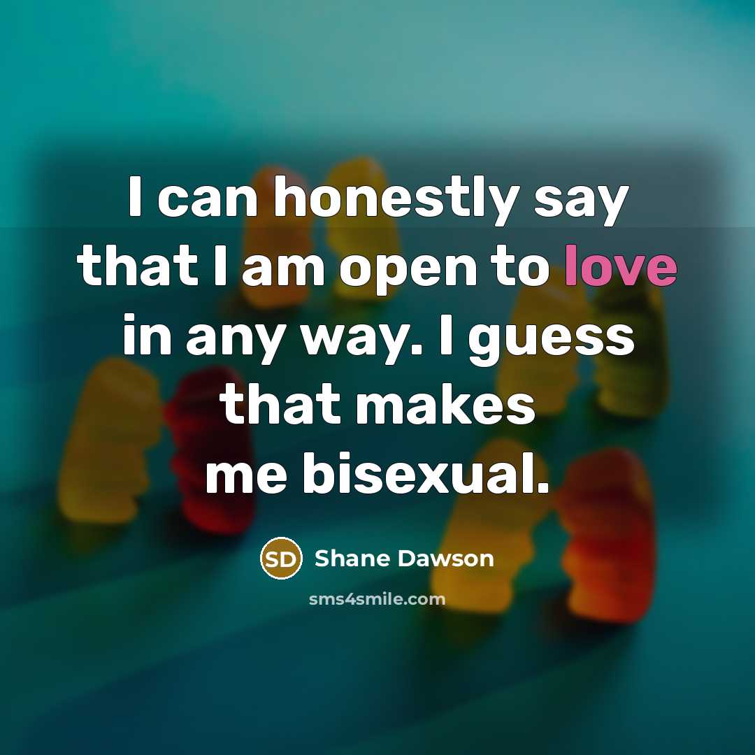 “I can honestly say that I am open to love…” quote by Shane Dawson