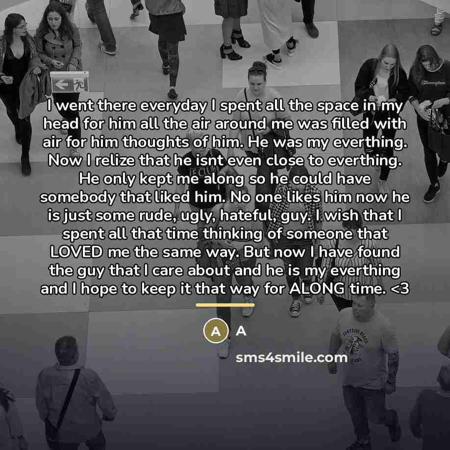 “I went there everyday I spent all the space in…” quote by A