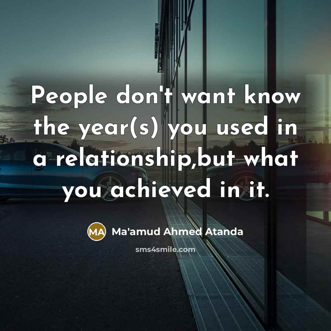 “People don't want know the year(s) you used in a…” quote by Ma'amud Ahmed Atanda