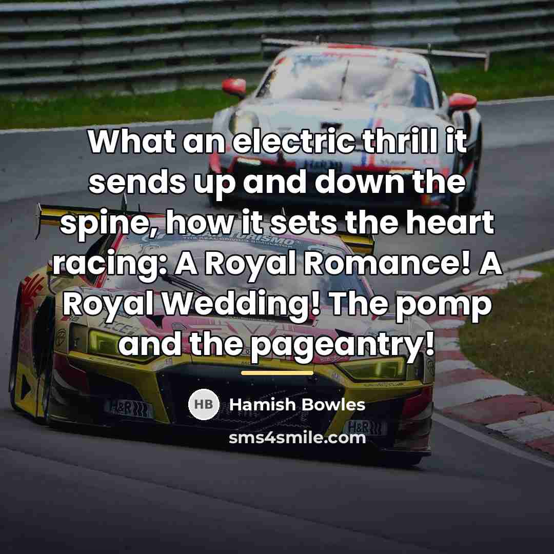 “What an electric thrill it sends up and down the…” quote by Hamish Bowles