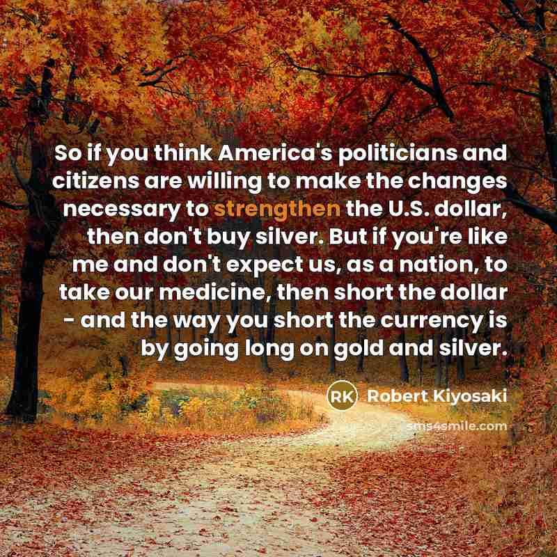 “So if you think America's politicians and citizens are willing…” quote by Robert Kiyosaki