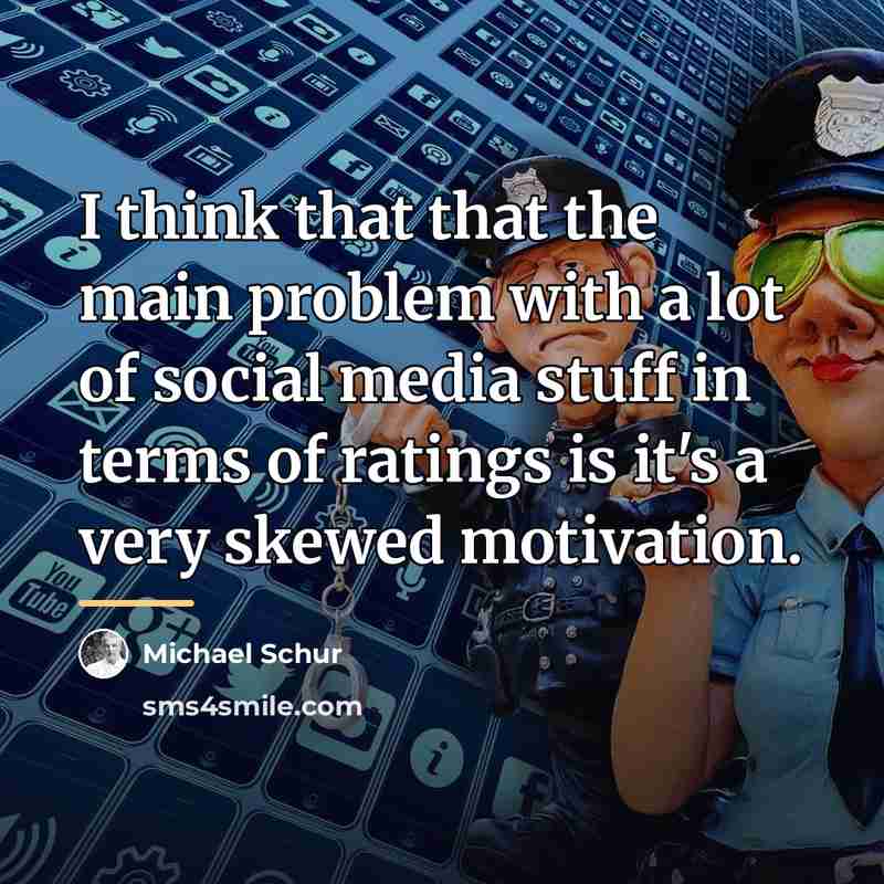 “I think that that the main problem with a lot…” quote by Michael Schur