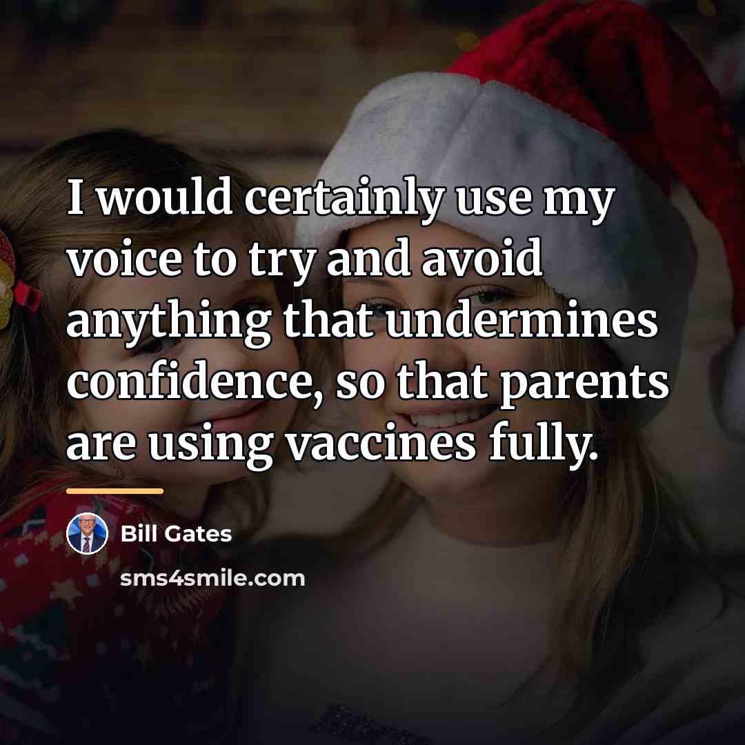 “I would certainly use my voice to try and avoid…” quote by Bill Gates