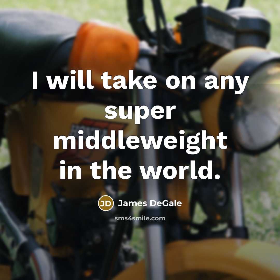 “I will take on any super middleweight in the world.…” quote by James DeGale