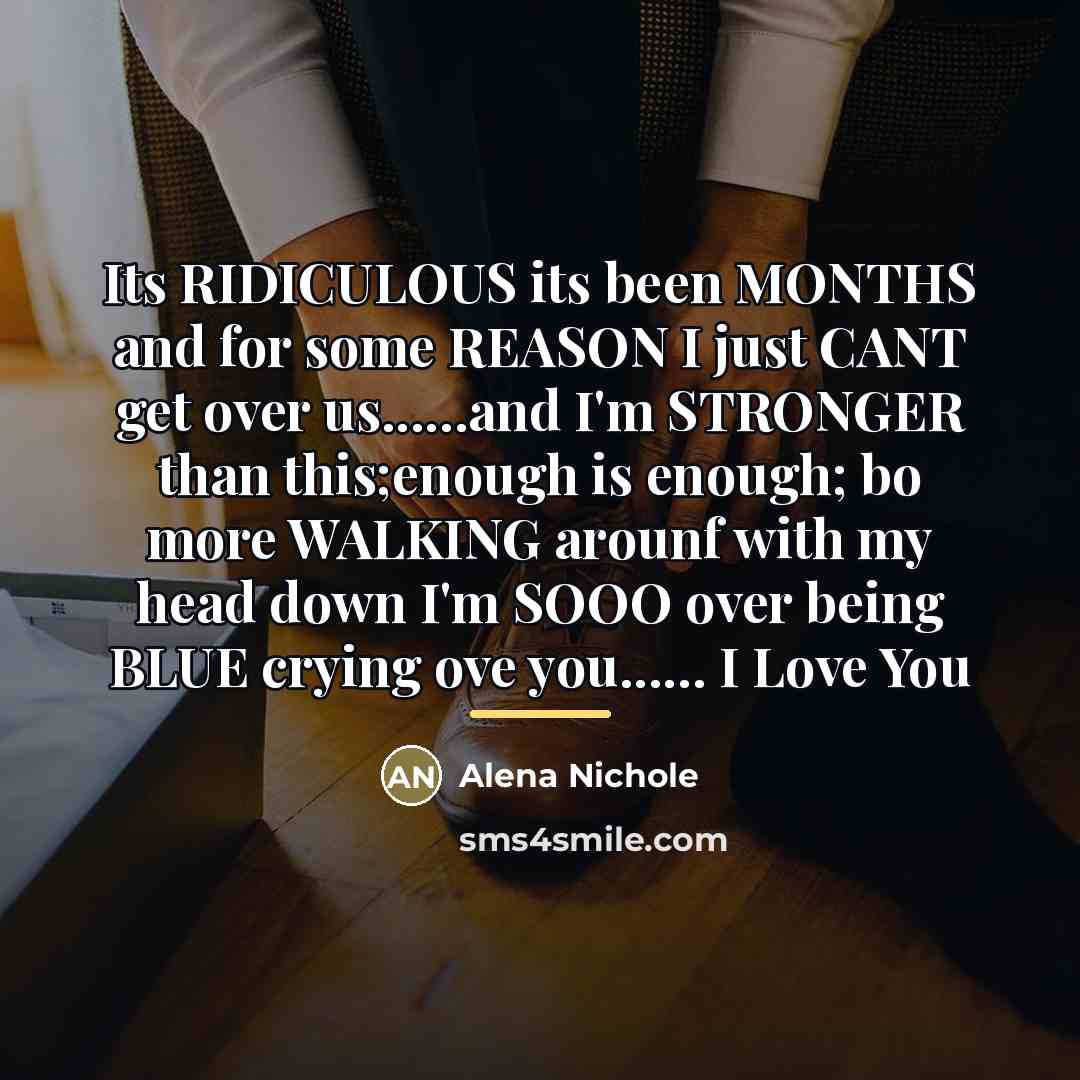 “Its RIDICULOUS its been MONTHS and for some REASON I…” quote by Alena Nichole