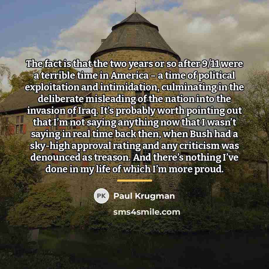 “The fact is that the two years or so after…” quote by Paul Krugman