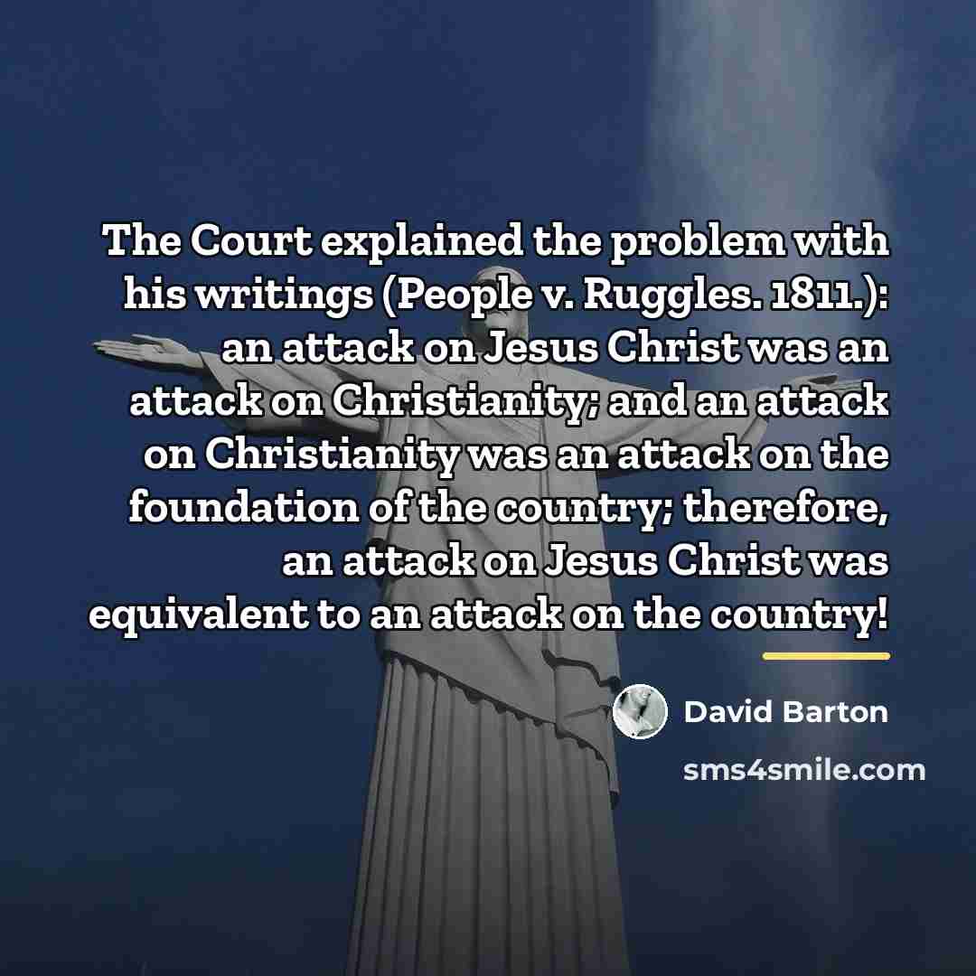 “The Court explained the problem with his writings (People v.…” quote by David Barton