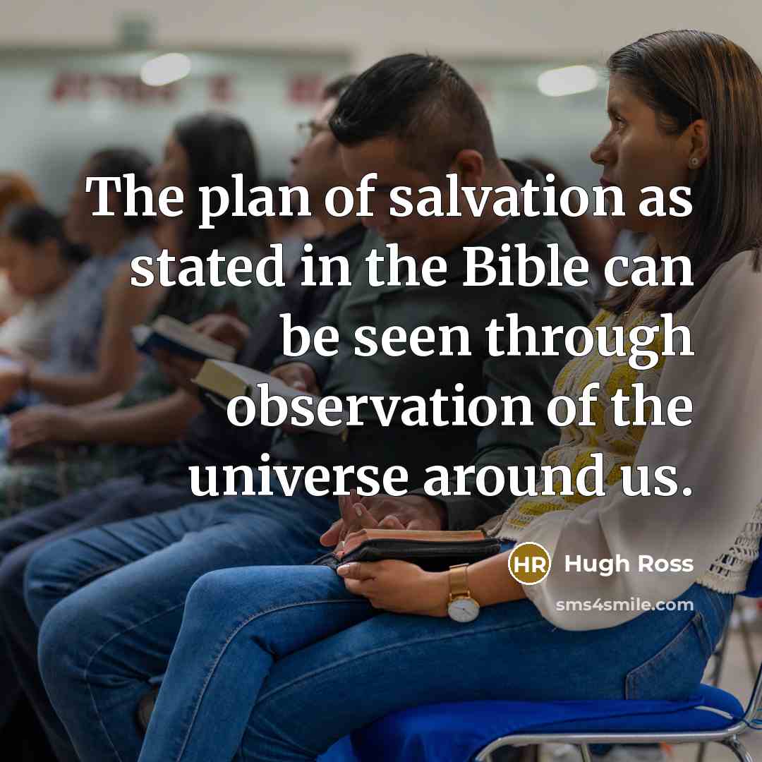 “The plan of salvation as stated in the Bible can…” quote by Hugh Ross