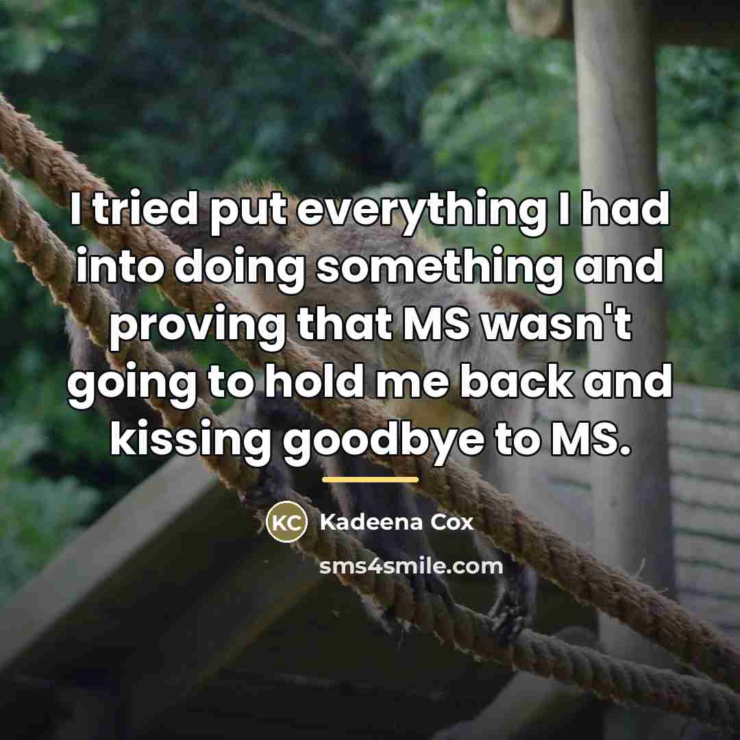 “I tried put everything I had into doing something and…” quote by Kadeena Cox