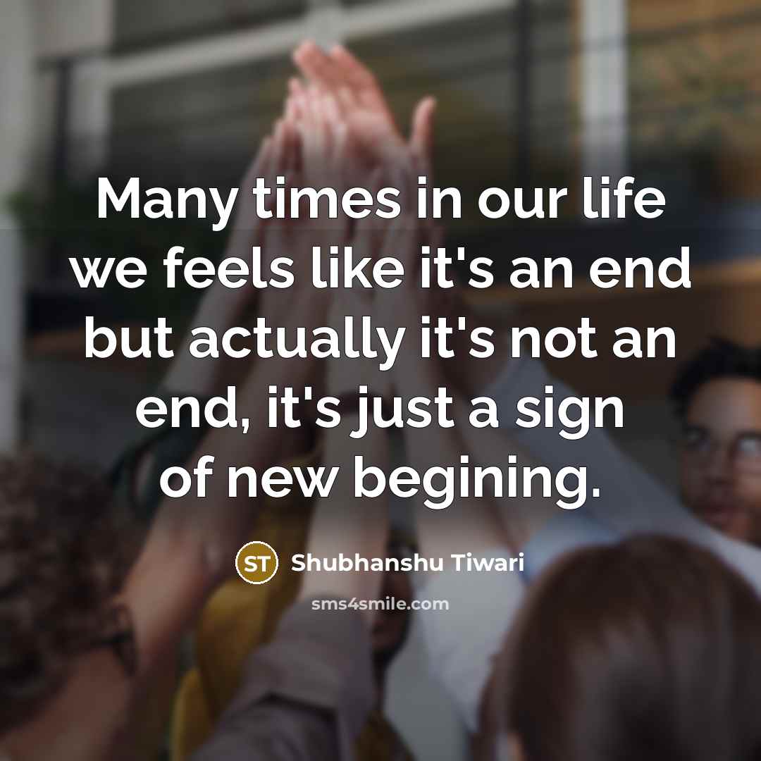 “Many times in our life we feels like it's an…” quote by Shubhanshu Tiwari