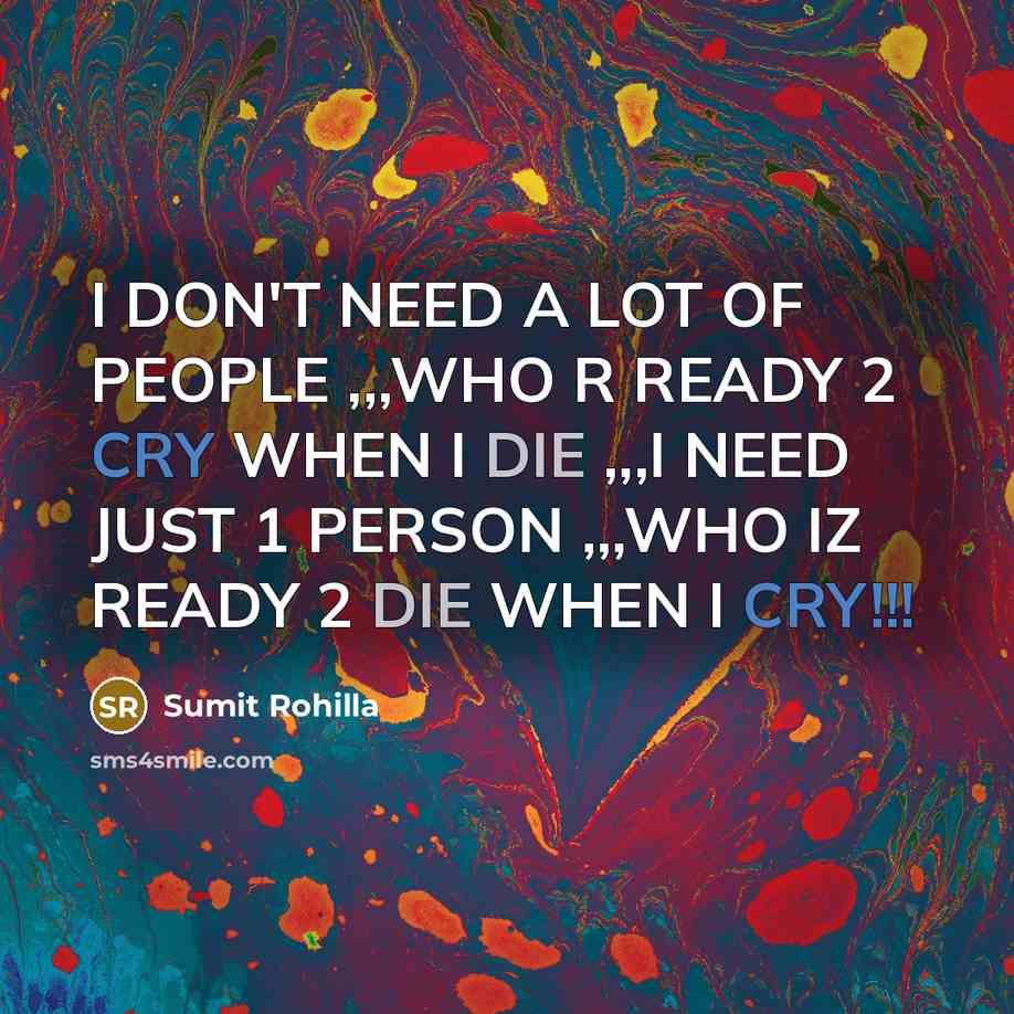 “I DON'T NEED A LOT OF PEOPLE ,,,WHO R READY…” quote by Sumit Rohilla
