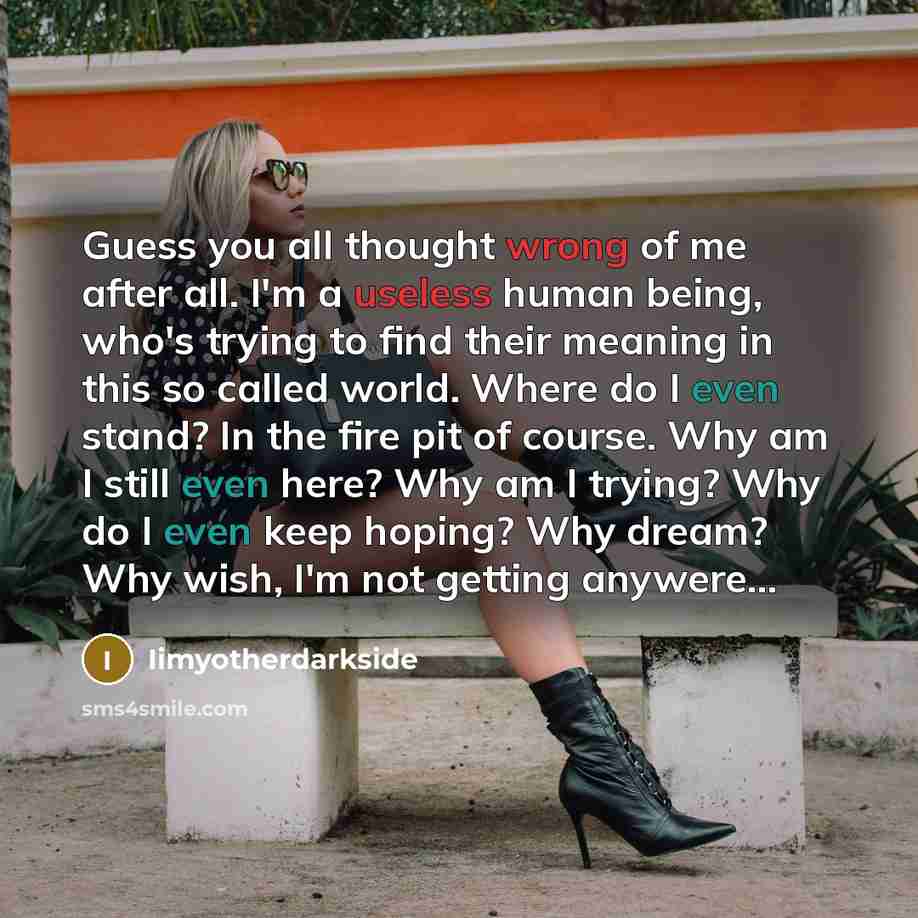 “Guess you all thought wrong of me after all. I'm…” quote by Iimyotherdarkside