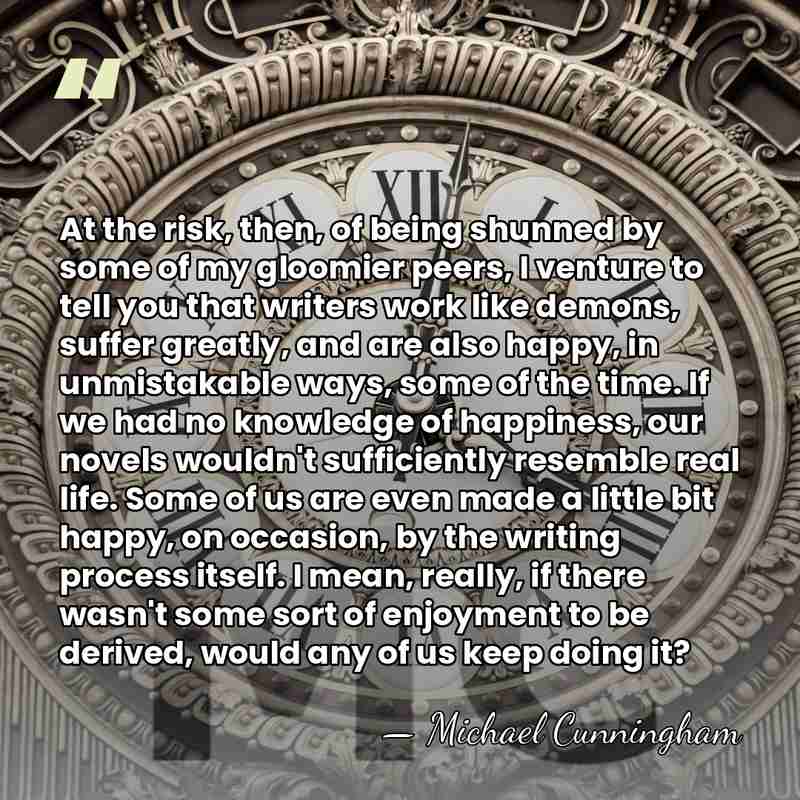 At the risk, then, of being shunned by some of my gloomier&hellip; - Michael Cunningham