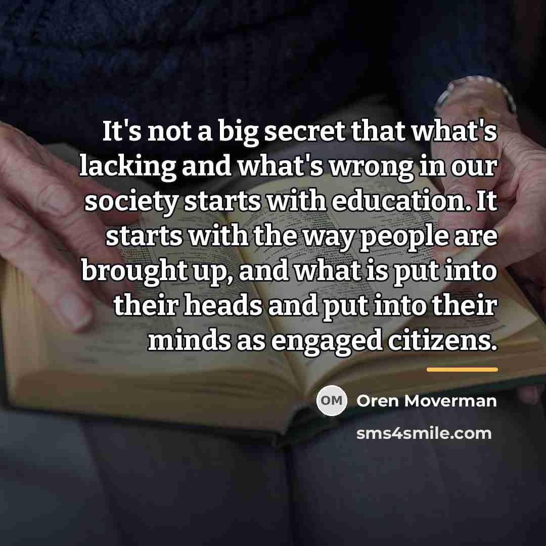 “It's not a big secret that what's lacking and what's…” quote by Oren Moverman