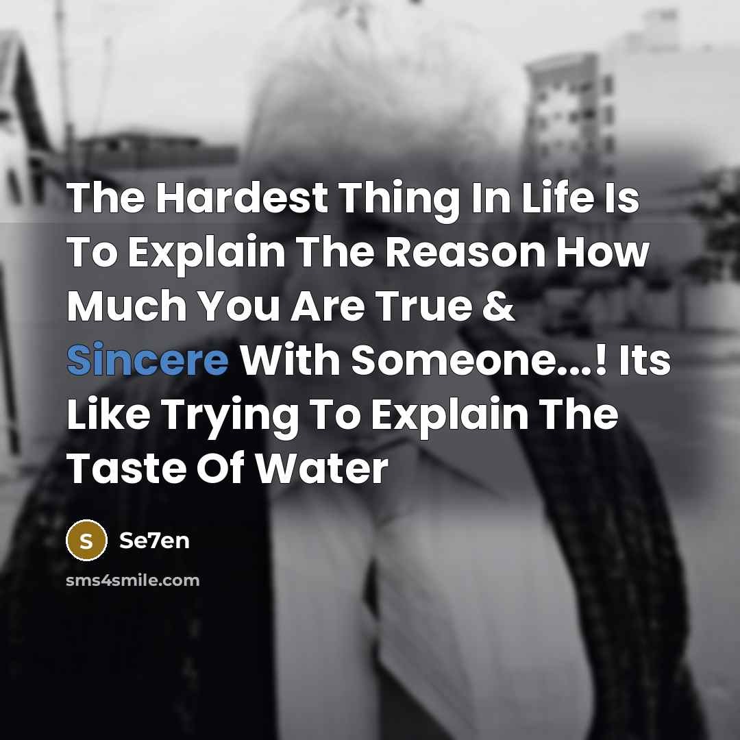 “The Hardest Thing In Life Is To Explain The Reason…” quote by Se7en