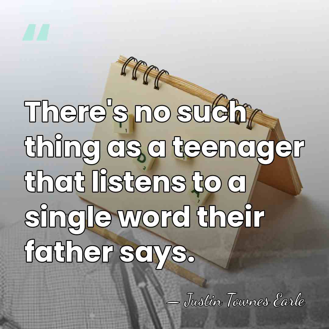 There's no such thing as a teenager that listens to a single&hellip; - Justin Townes Earle