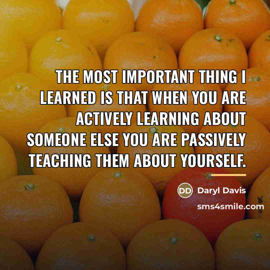 “The most important thing I learned is that when you…” quote by Daryl Davis