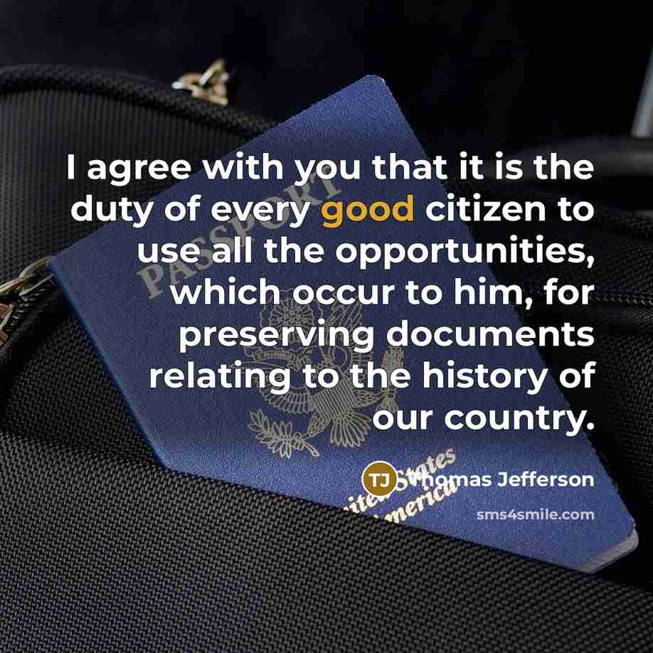 “I agree with you that it is the duty of…” quote by Thomas Jefferson