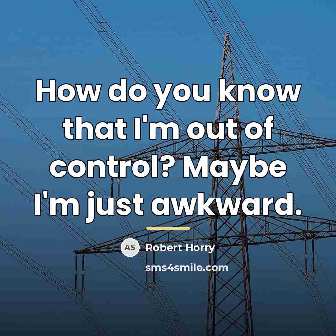 “How do you know that I'm out of control? Maybe…” quote by Robert Horry