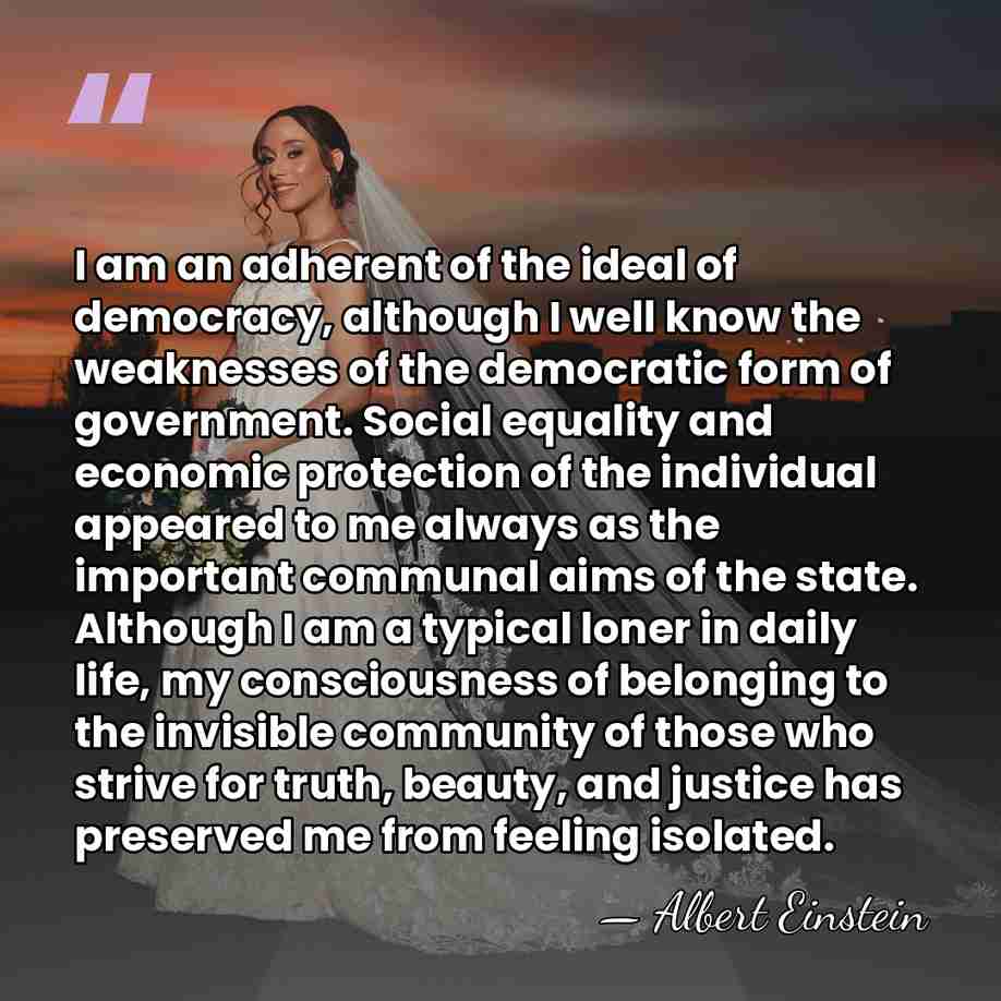 I am an adherent of the ideal of democracy, although I well&hellip; - Albert Einstein