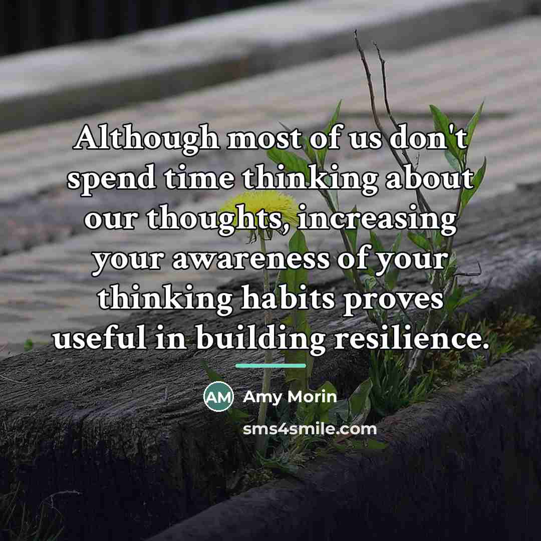 “Although most of us don't spend time thinking about our…” quote by Amy Morin