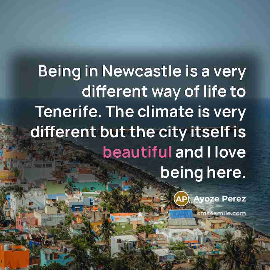 “Being in Newcastle is a very different way of life…” quote by Ayoze Perez