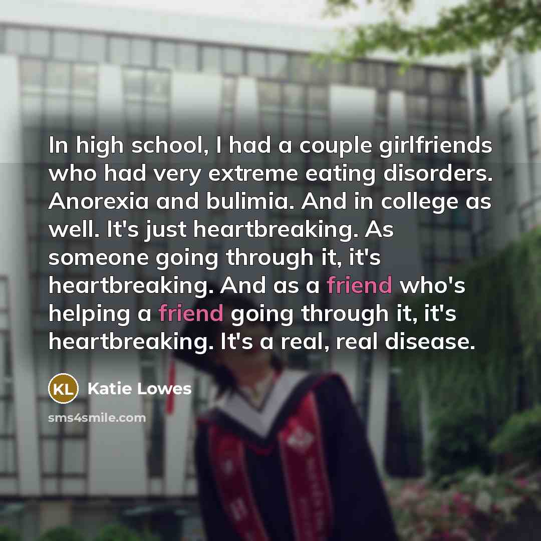 “In high school, I had a couple girlfriends who had…” quote by Katie Lowes