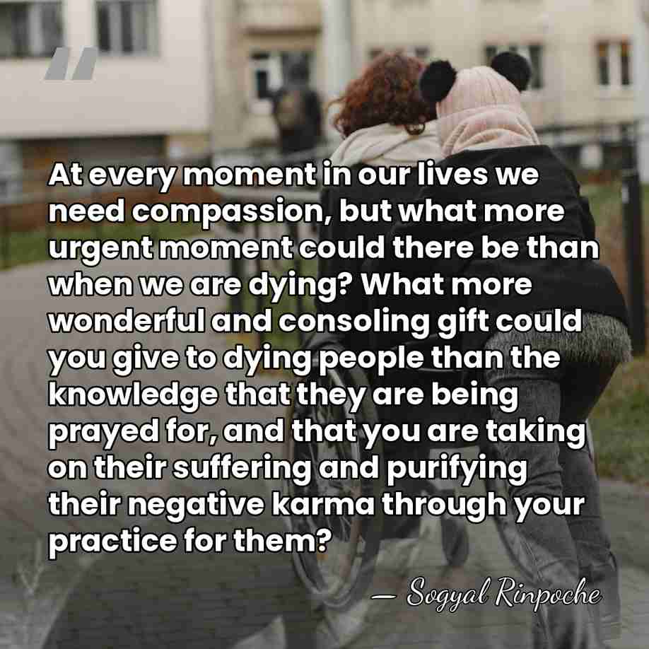 At every moment in our lives we need compassion, but what more&hellip; - Sogyal Rinpoche