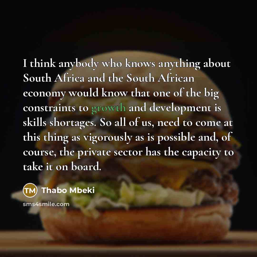 “I think anybody who knows anything about South Africa and…” quote by Thabo Mbeki