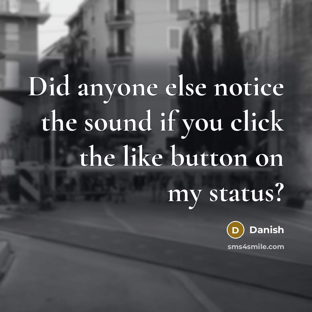 “Did anyone else notice the sound if you click the…” quote by Danish