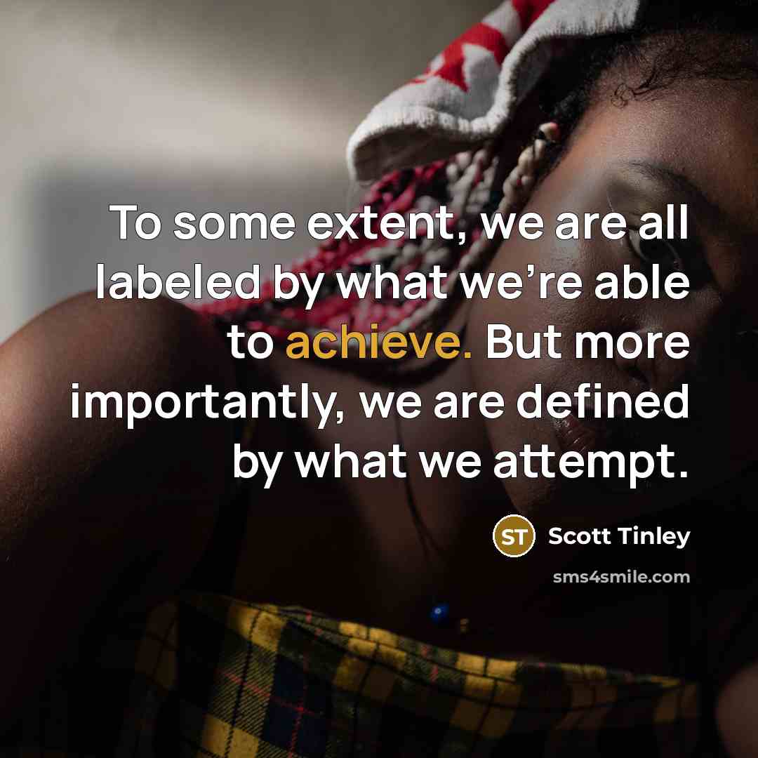 “To some extent, we are all labeled by what we're…” quote by Scott Tinley
