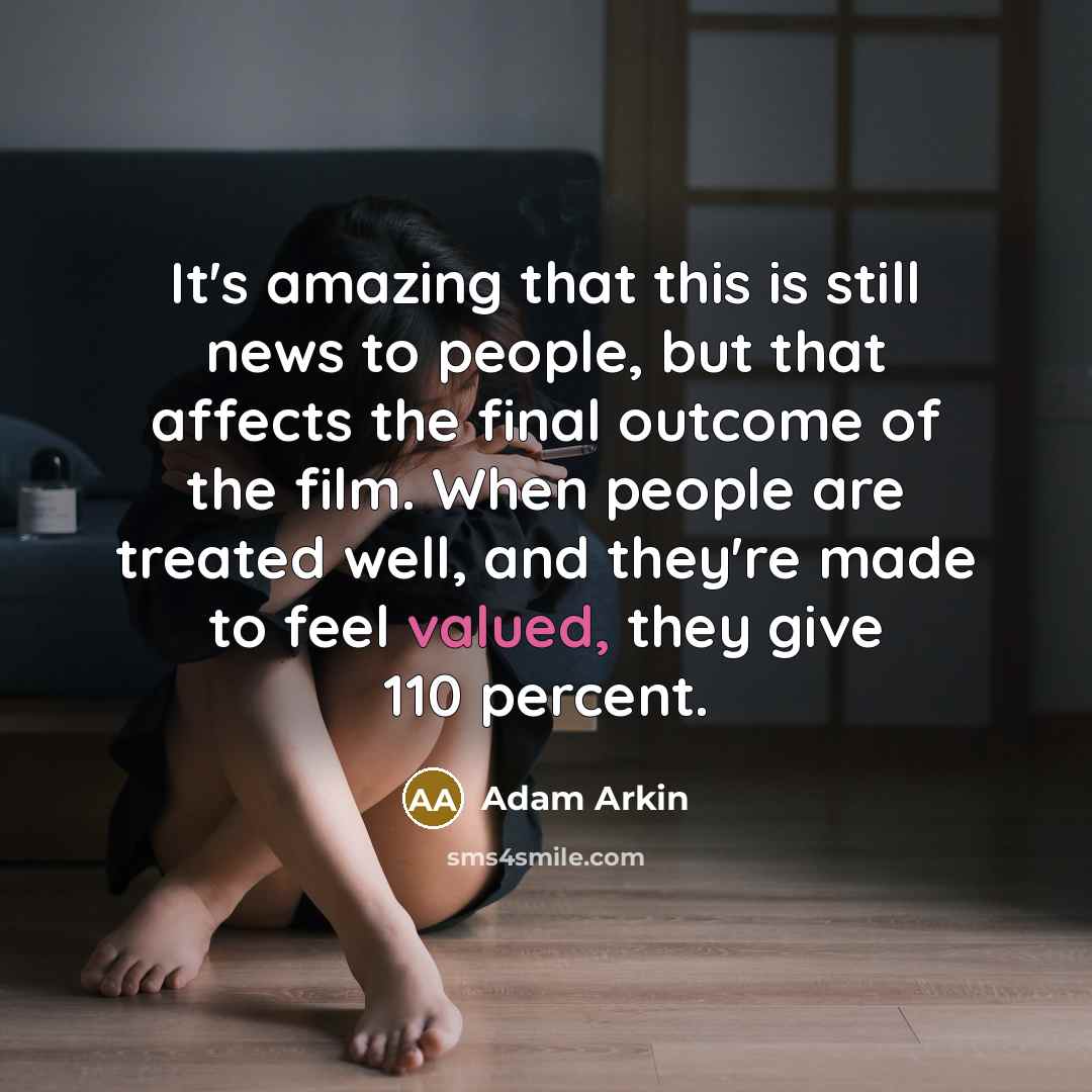 “It's amazing that this is still news to people, but…” quote by Adam Arkin