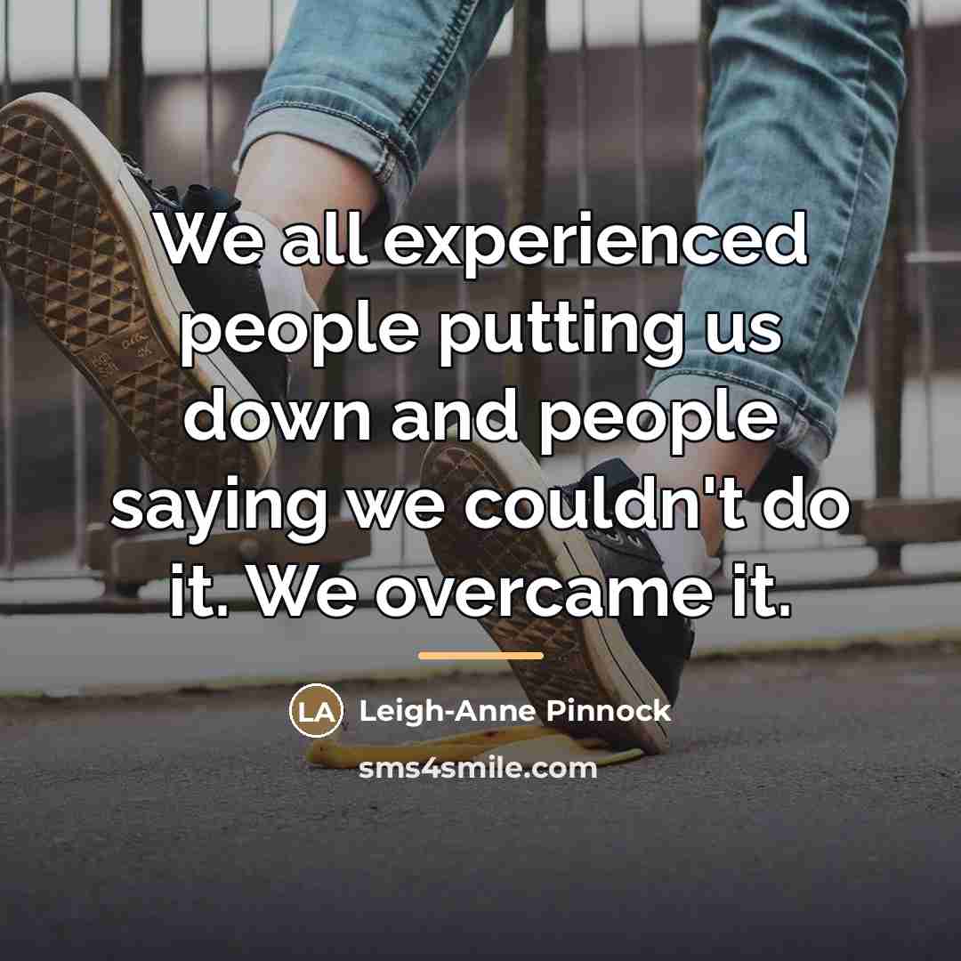 “We all experienced people putting us down and people saying…” quote by Leigh-Anne Pinnock