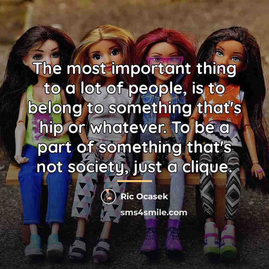 “The most important thing to a lot of people, is…” quote by Ric Ocasek