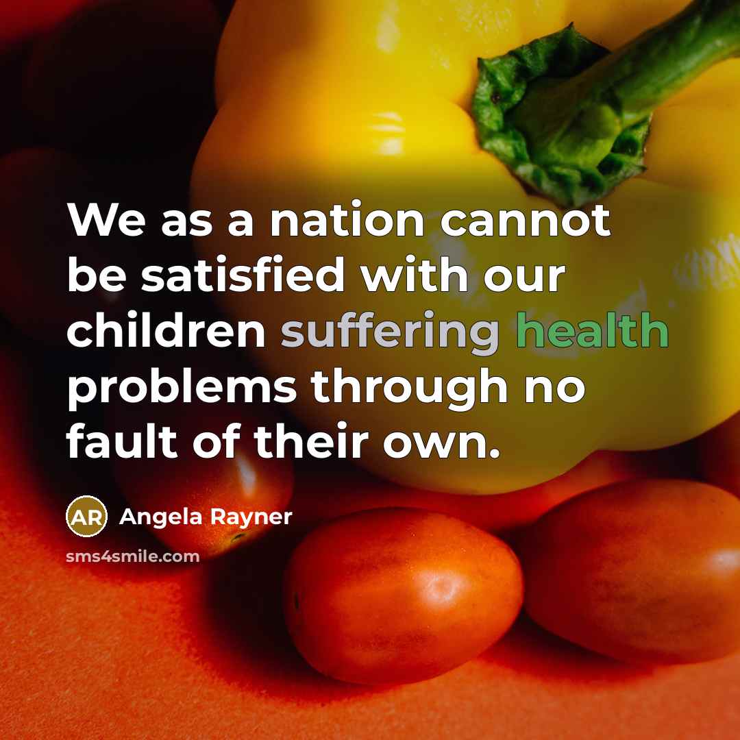 “We as a nation cannot be satisfied with our children…” quote by Angela Rayner