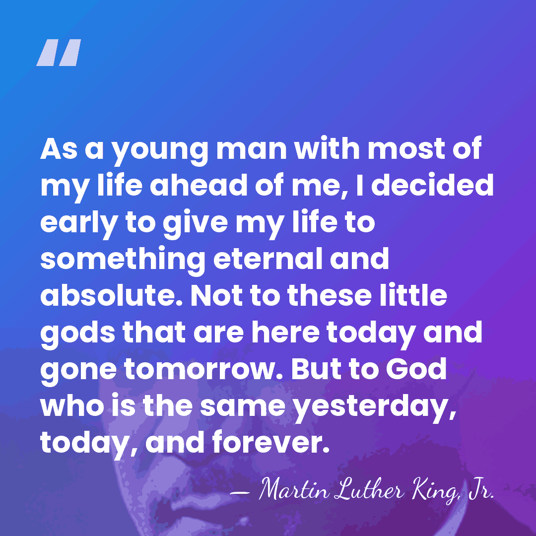 As a young man with most of my life ahead of me,&hellip; - Martin Luther King, Jr.