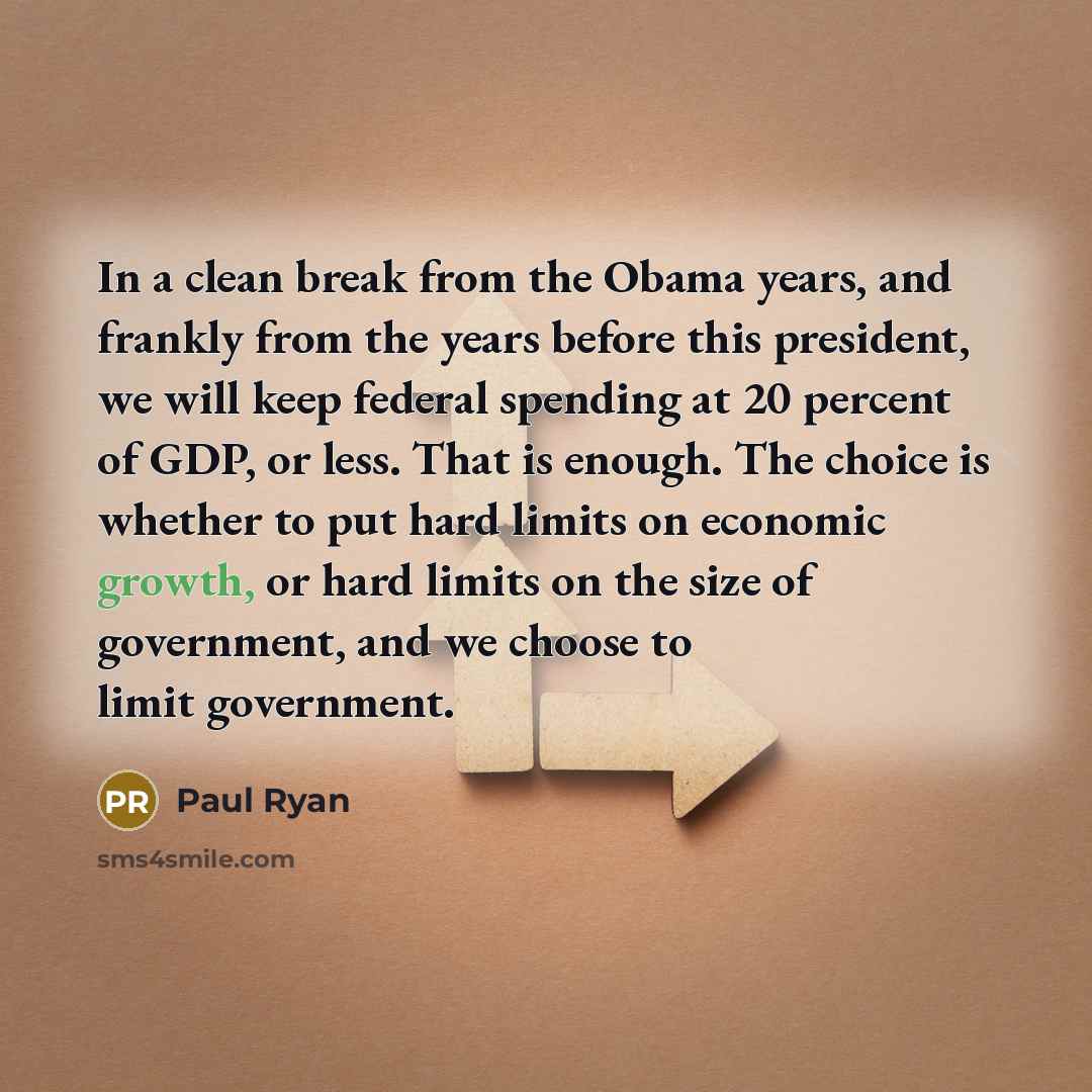 “In a clean break from the Obama years, and frankly…” quote by Paul Ryan