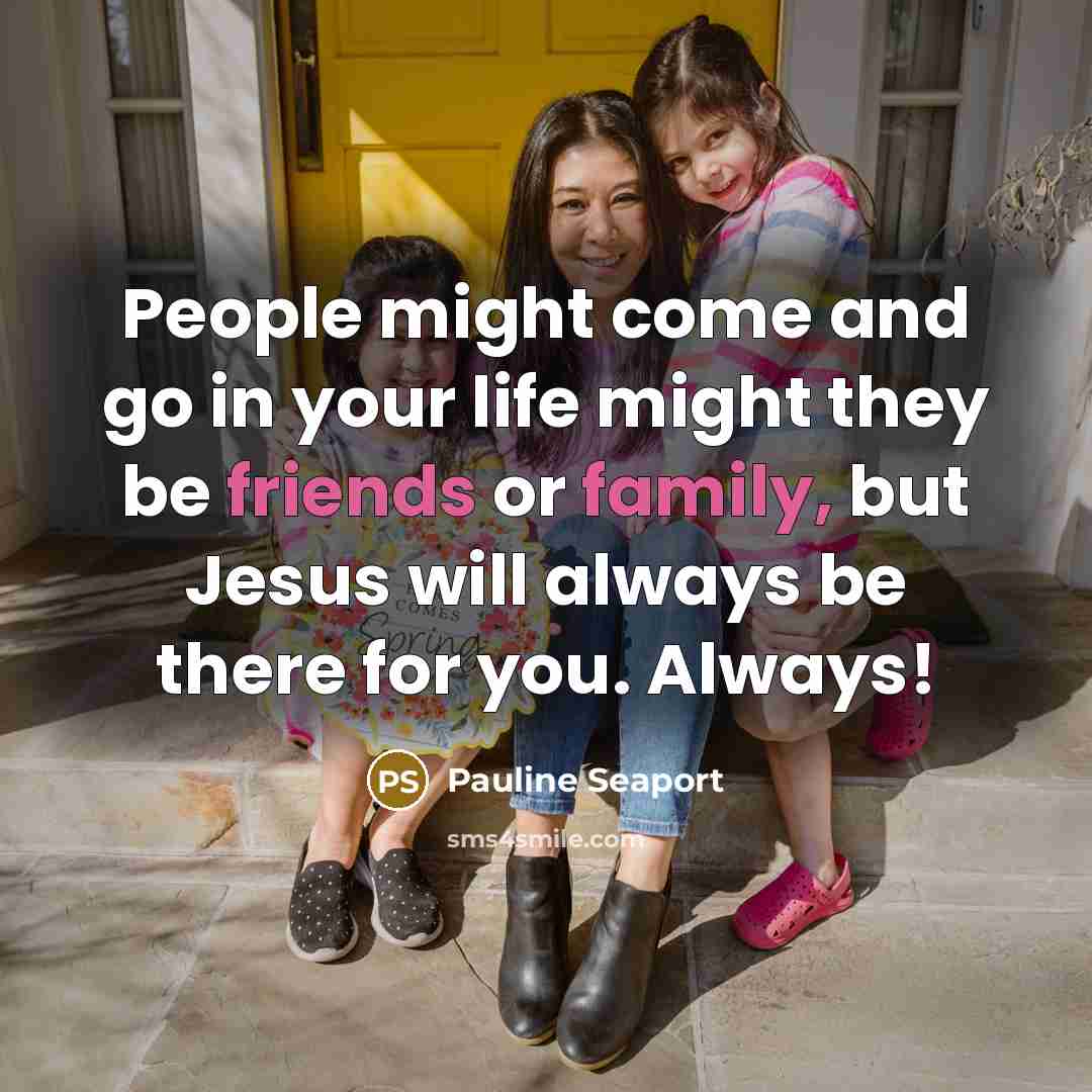 “People might come and go in your life might they…” quote by Pauline Seaport