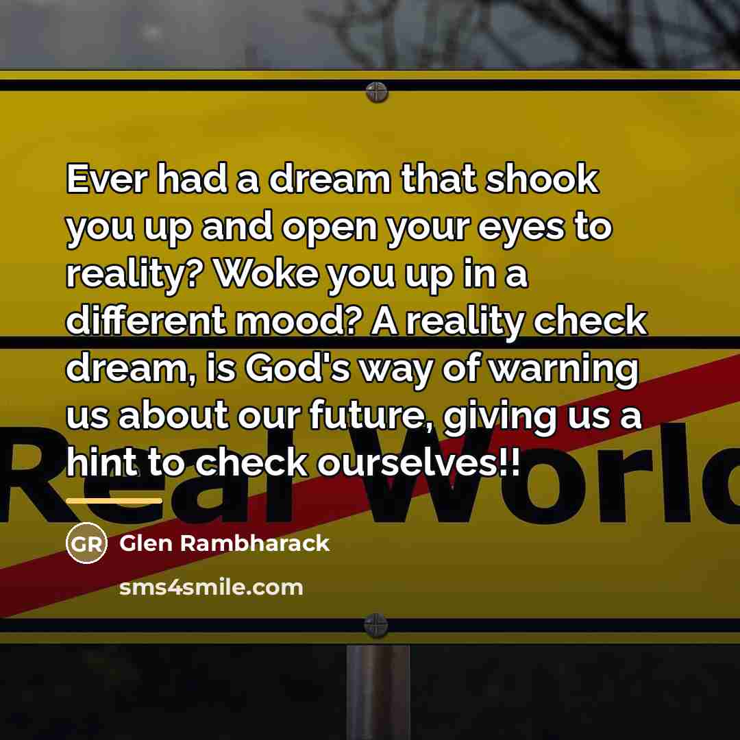 “Ever had a dream that shook you up and open…” quote by Glen Rambharack