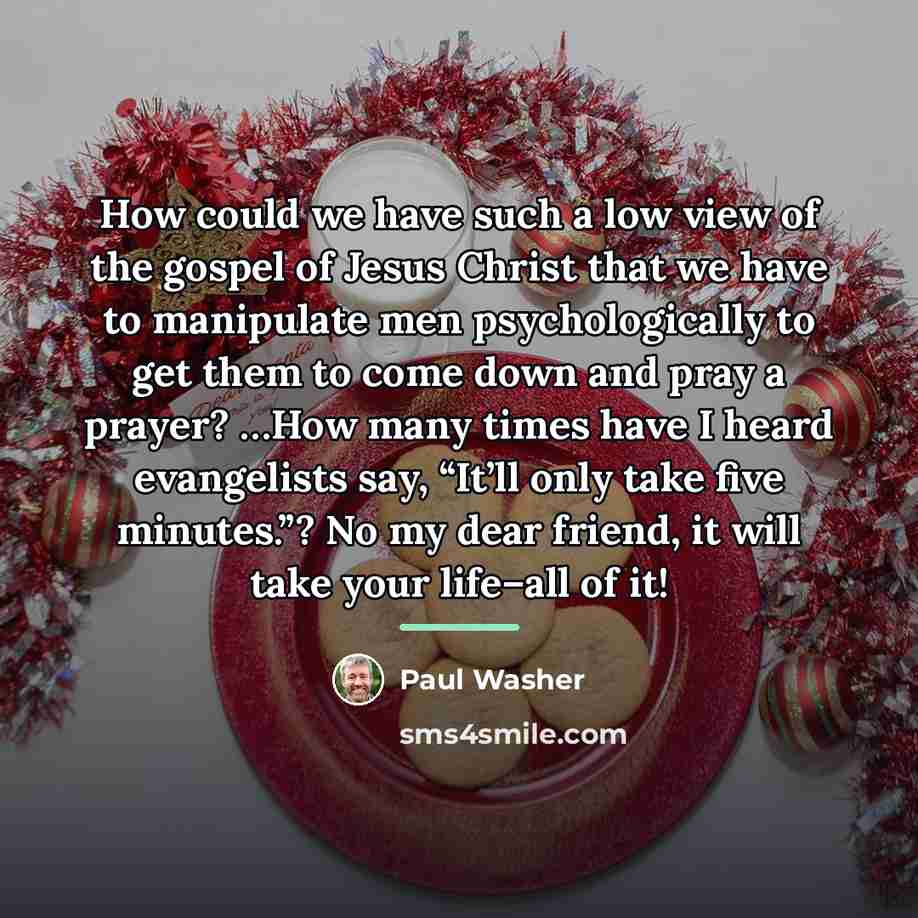 “How could we have such a low view of the…” quote by Paul Washer