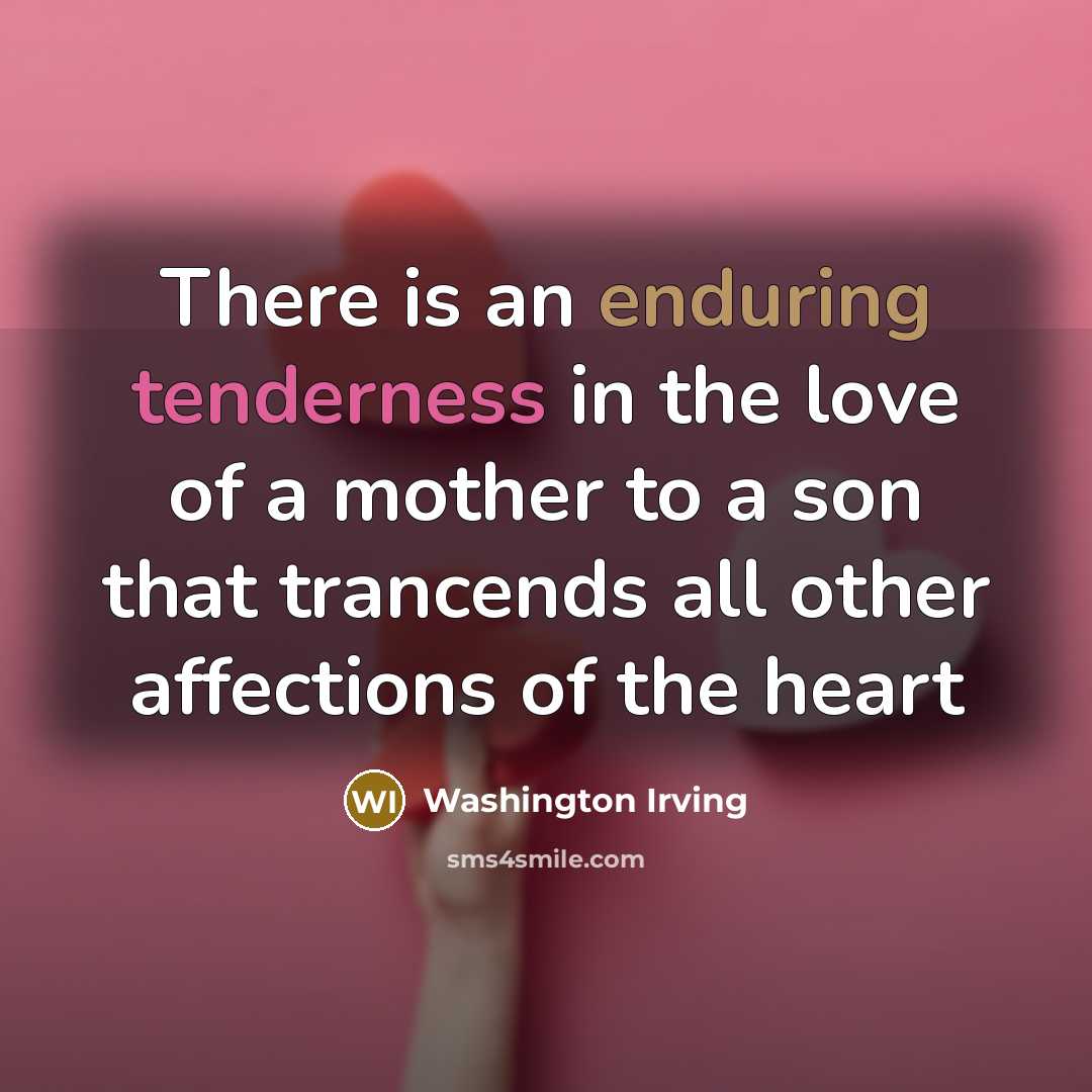 “There is an enduring tenderness in the love of a…” quote by Washington Irving