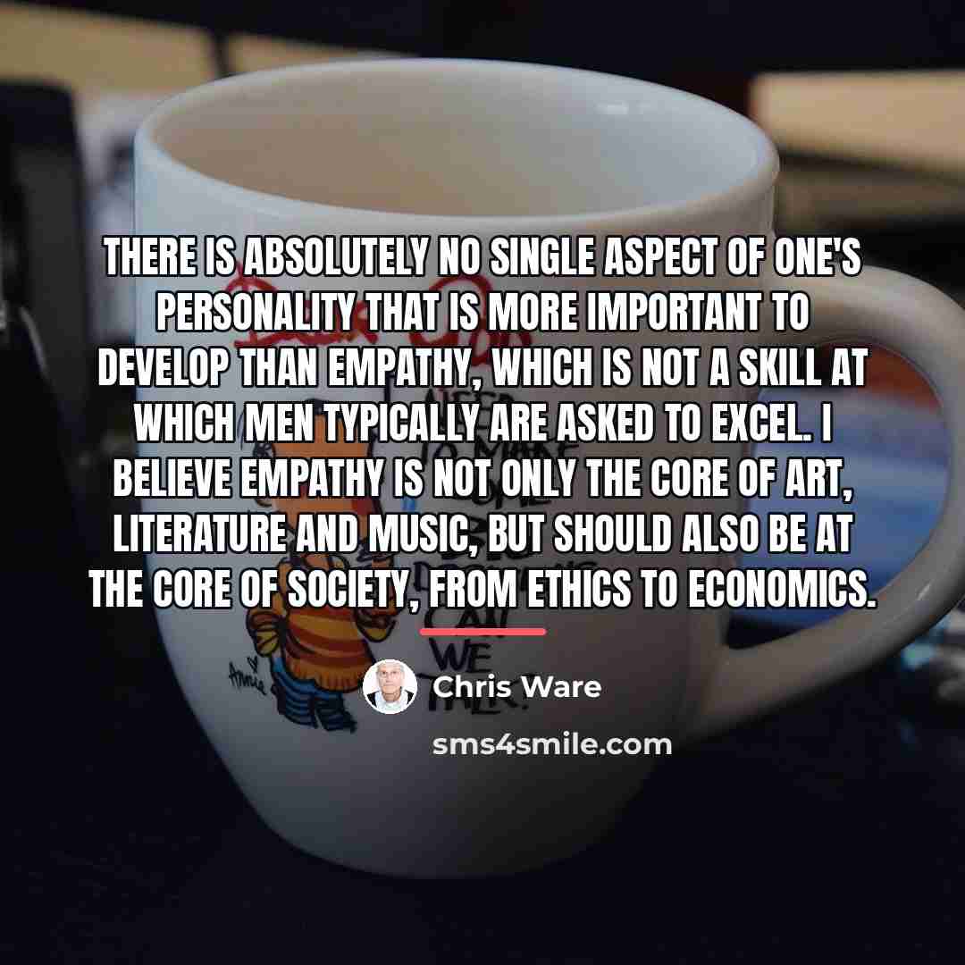“There is absolutely no single aspect of one's personality that…” quote by Chris Ware