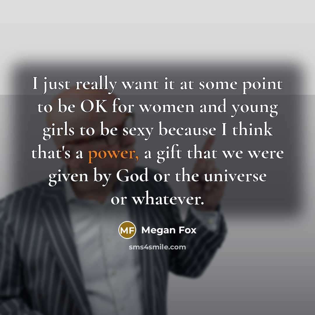 “I just really want it at some point to be…” quote by Megan Fox