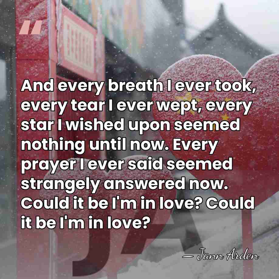 And every breath I ever took, every tear I ever wept, every&hellip; - Jann Arden