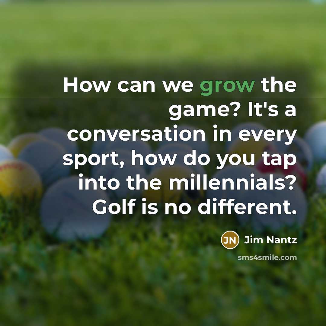 “How can we grow the game? It's a conversation in…” quote by Jim Nantz
