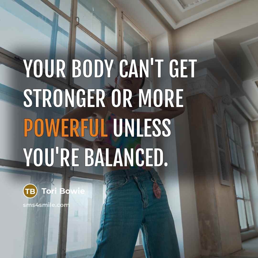 “Your body can't get stronger or more powerful unless you're…” quote by Tori Bowie