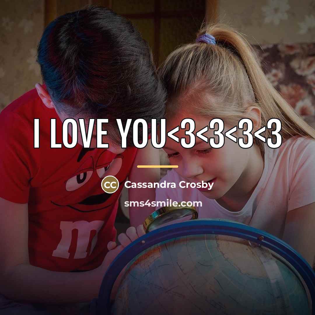 “I love you…” quote by Cassandra Crosby