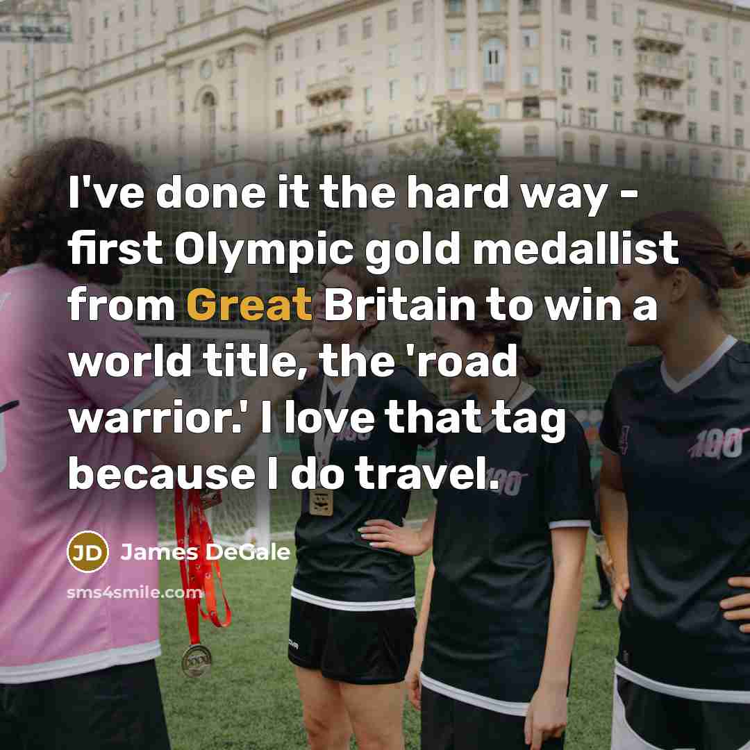 “I've done it the hard way - first Olympic gold…” quote by James DeGale